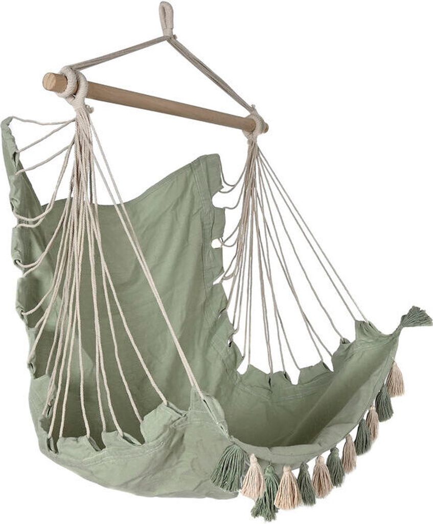 Havestol Home ESPRIT grün Baumwolle Holz 100 x 50 x 135 cm