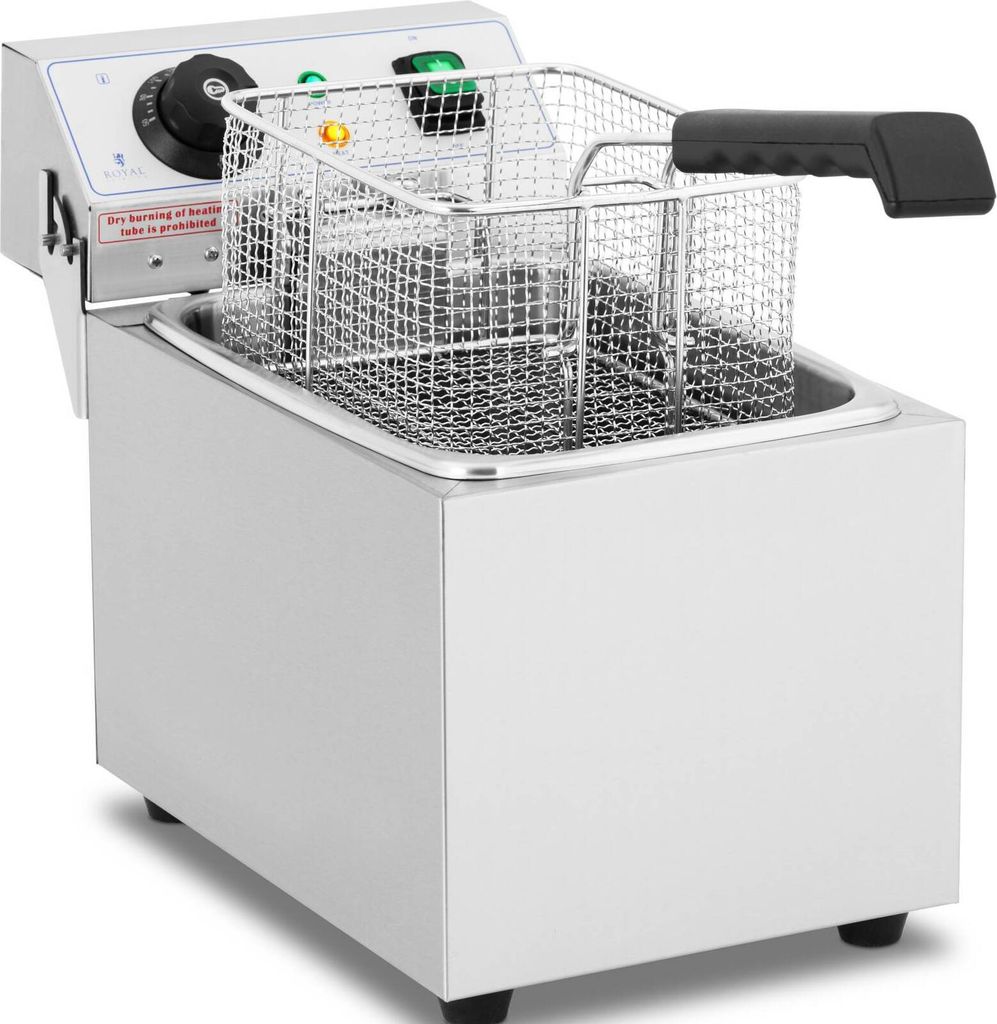Expondo Royal Catering Elektrická fritéza – 8 l – 3200 W – Obrázek produktu 