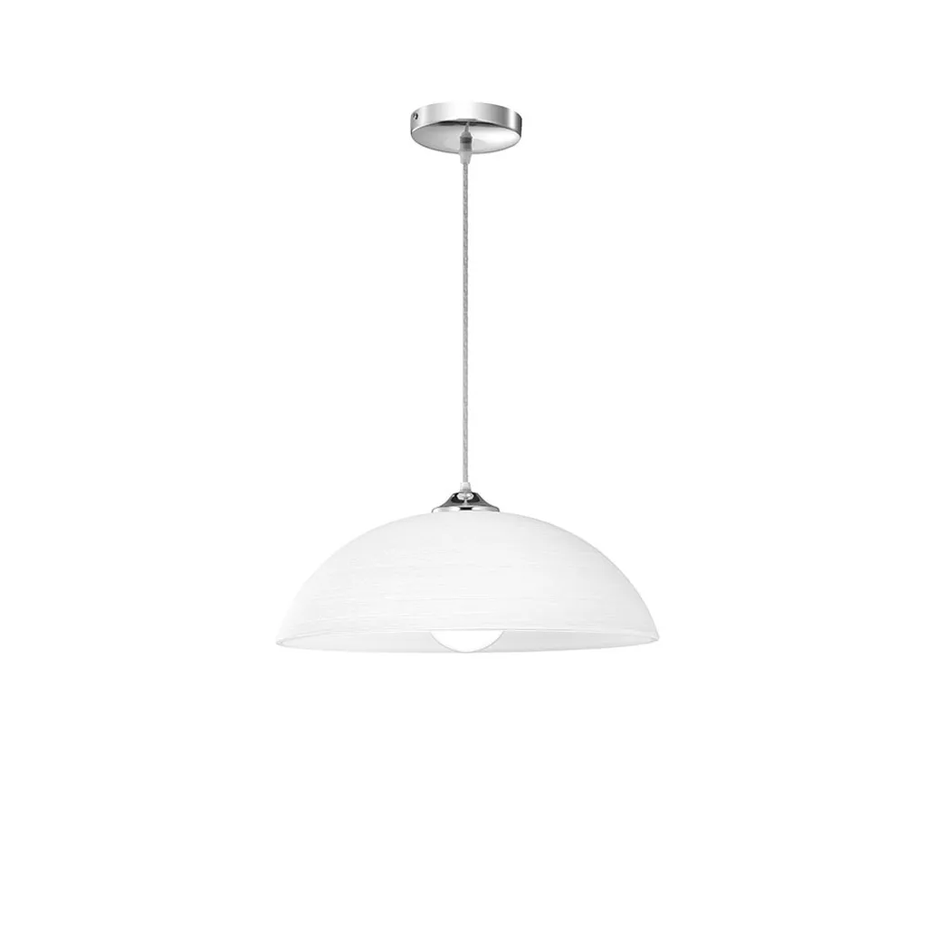 Lampadario Sospensione Vinca Nova Luce Vetro 40cm | Eleganza Moderna