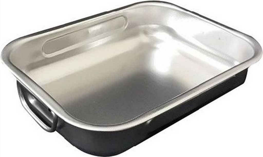 Steelpan 111602, Rechteckig, Edelstahl, Edelstahl Produktbild 