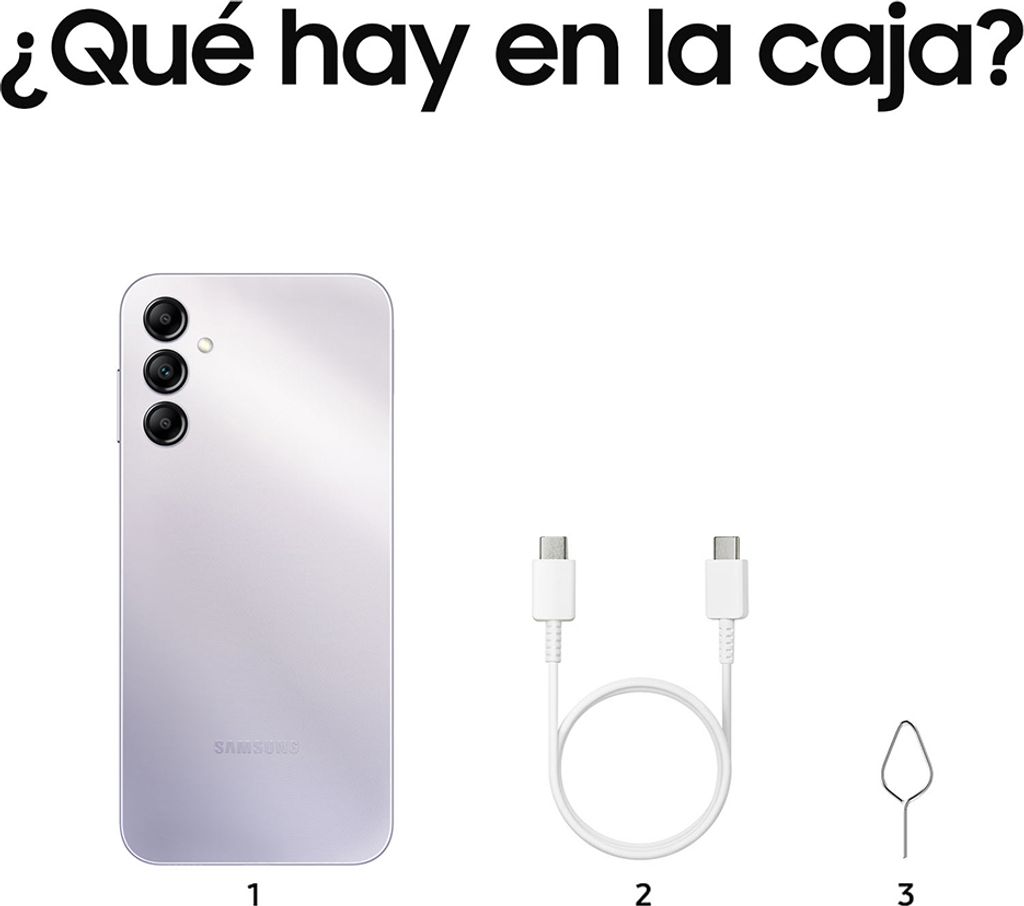 Samsung Galaxy A14 4gb/128gb 6.6´´ Dual Sim Silber One Size Produktbild 14