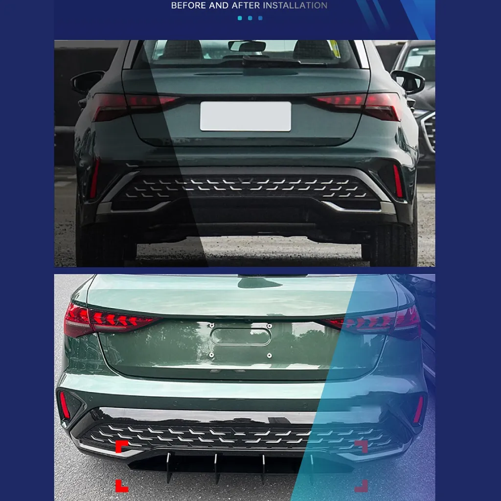 Diffuseur de lèvre arrière look sportif et stabilité 8Y Hatchback - 2