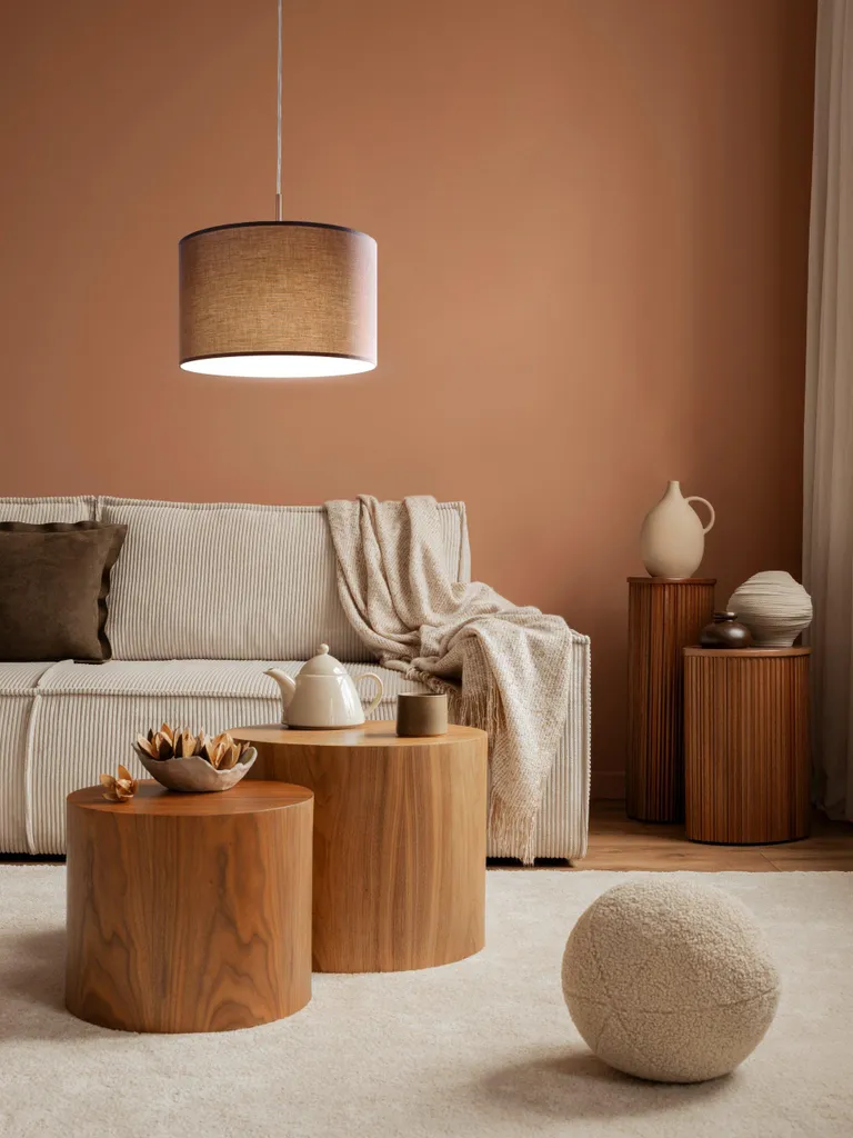 Lampada Sospensione 38cm Eglo Pasteri Tessuto Antracite Nichel Opaco - 4