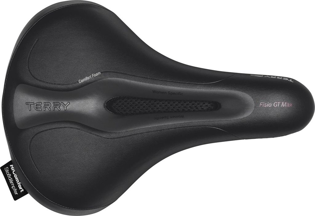Terry Damen Fahrradsattel Fisio GT Max, Schwarz