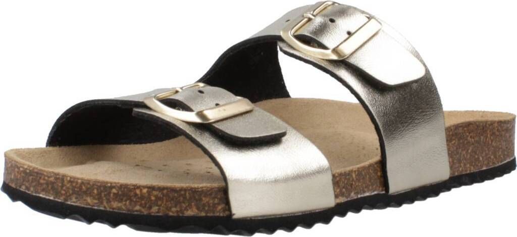 Geox Damen Klassische Sandalen D35LSL 000BN C2012 Farbe: Gold Größe: 40