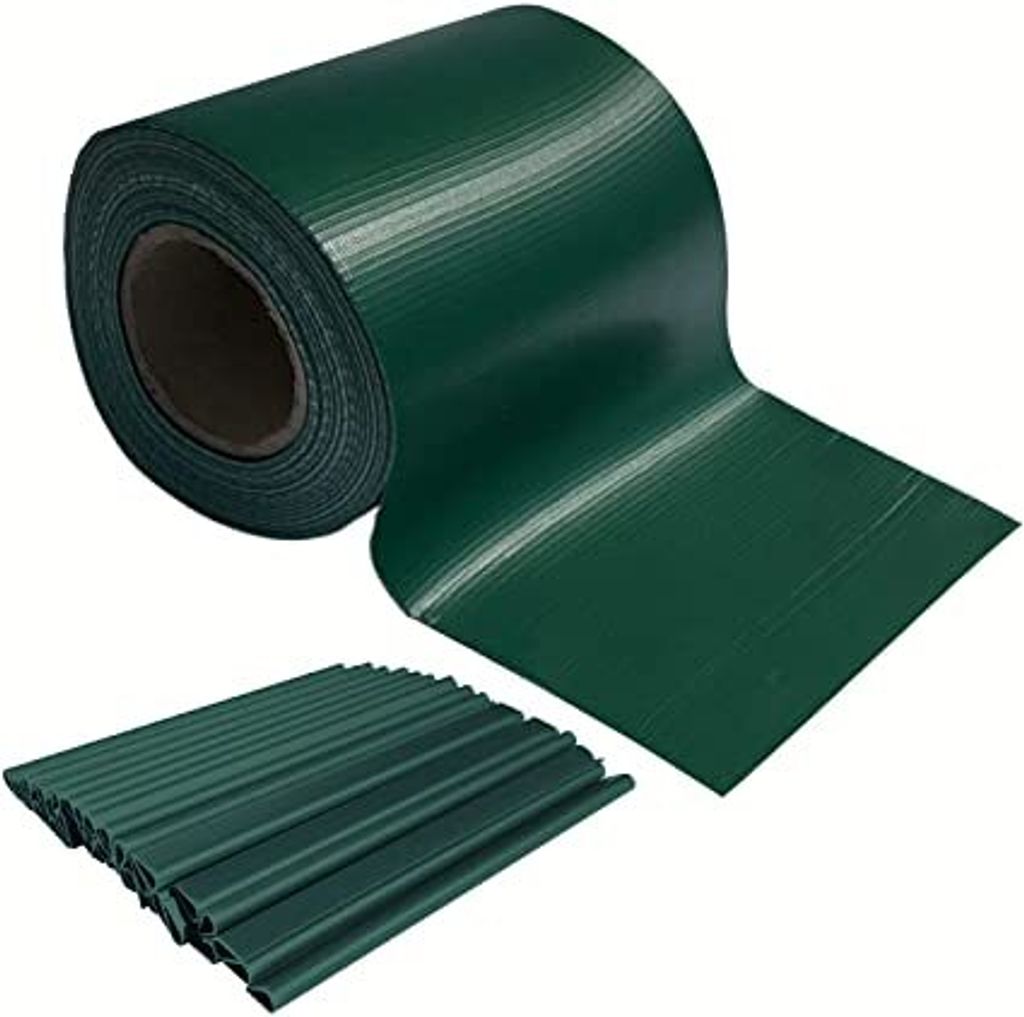 RAY-C Sichtschutzfolie | Sichtschutzstreifen | Zaun | Sichtschutz | PVC-Zaunfolie | Doppelstabmatten | Gartenzaun für Garten und Balkon | Breite 1...