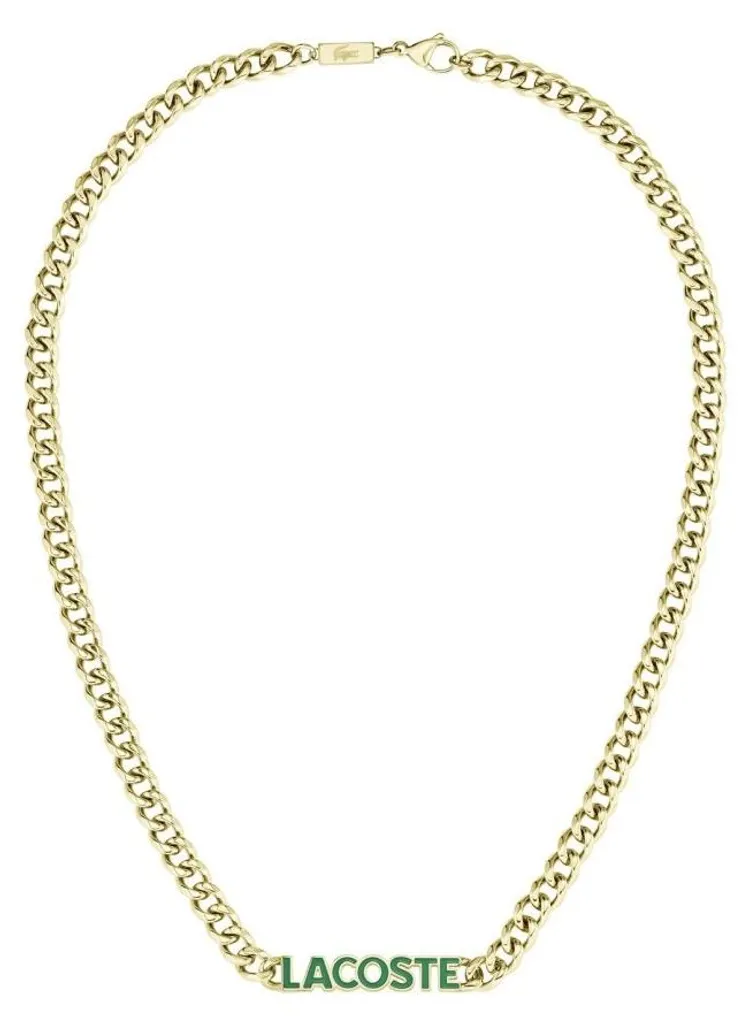 Collier chaîne en acier doré maille originale pour femme chic