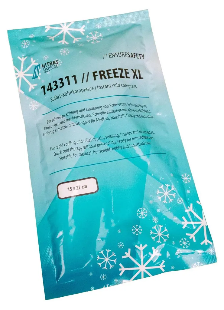Compresse réfrigérante instantanée NITRAS FREEZE XL Poche de froid