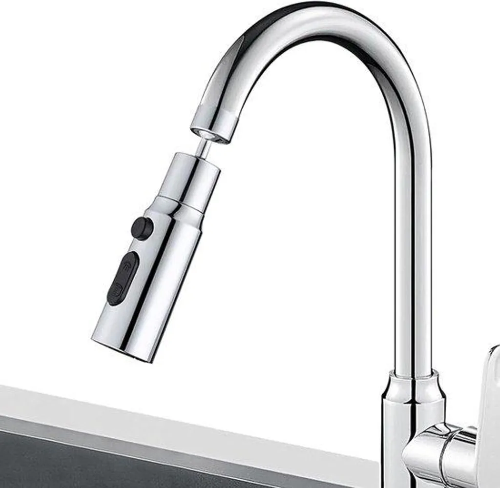 Rallonge de Robinet Flexible 3 Modes avec Adaptateurs FM20 FM22 et M24
