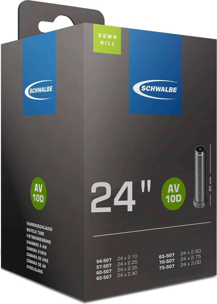 Schwalbe Tube 2,1 - 3,0''-54-75 mm 260.0 40.0 Autoventil Obrázok produktu 