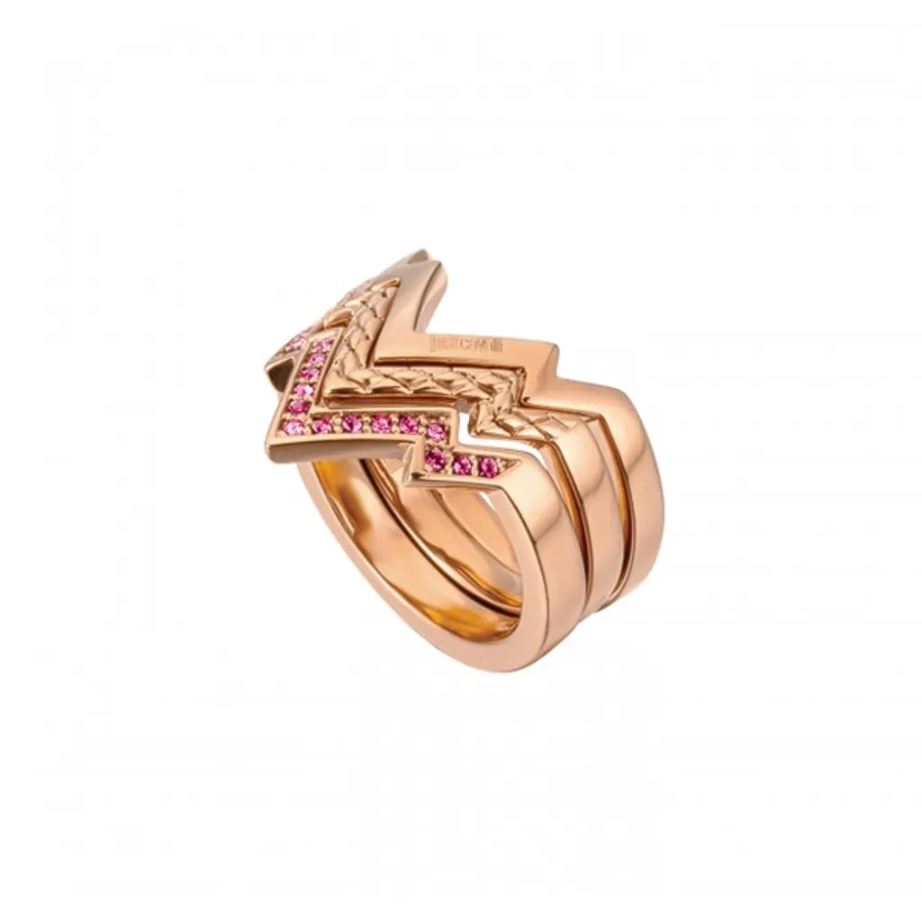Anello Just Cavalli JCRG00180306 Gioielli Donna Gold Rock