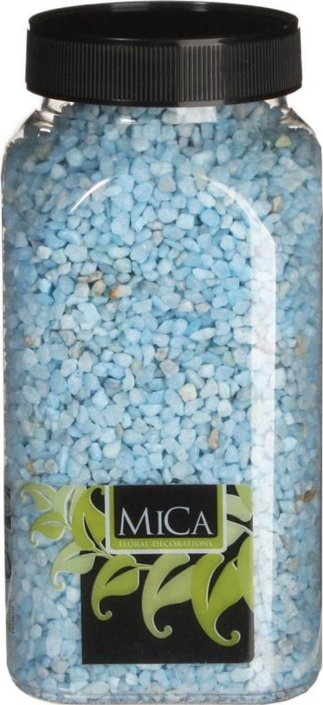 Mica Decorations Dekoration Granulat hellblau 650 ml 1 kg