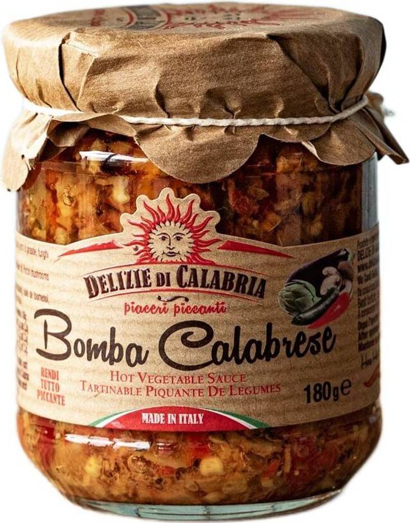 Gemüse Bomba Calabrese Sauce mit Chili 180g - Delizie di Calabria