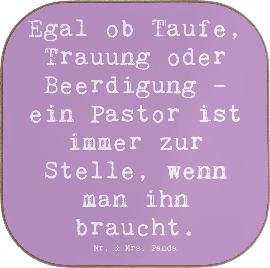 Mr. & Mrs. Panda Holzuntersetzer Spruch Pastor Begleiter - Lavendeltraum - Geschenk, Beruf, Coaster, Berufsprodukte, Prediger, Glaubensgemeinschaft...