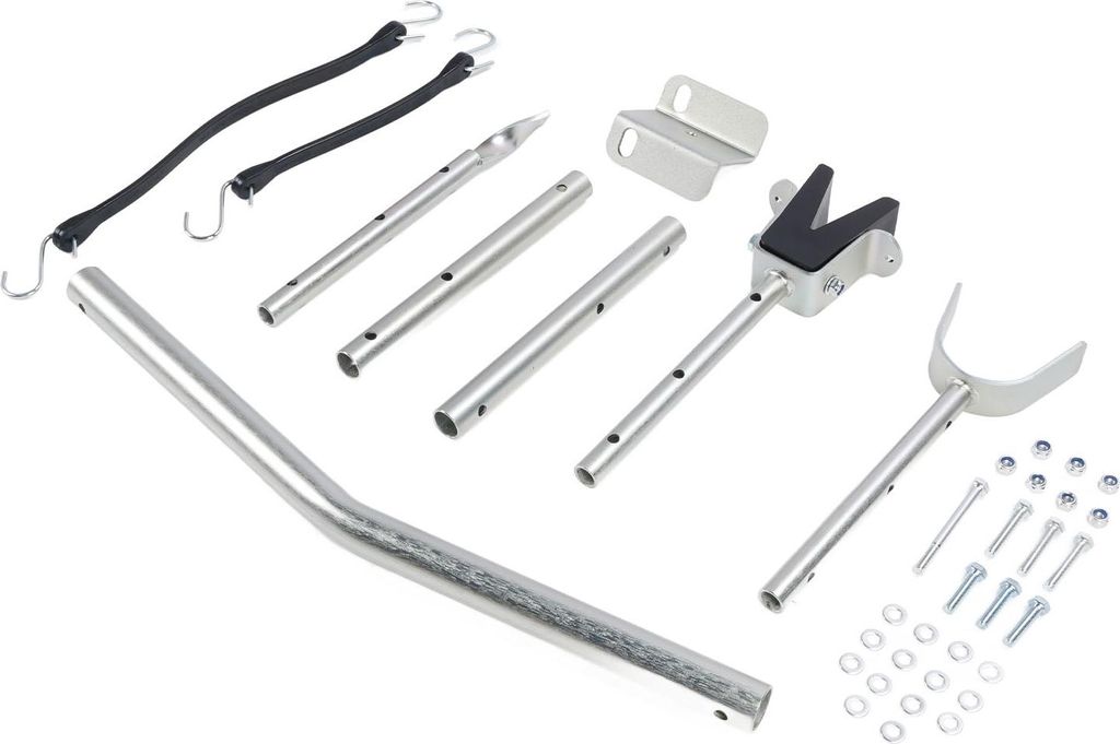Bootsspiegelschoner 3001.1068, 28 Zoll bis 59 Zoll, verstellbar, hochwertiges Metall für Außenbordmotoren mit bis zu 150 PS