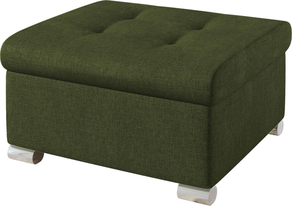 MIRJAN24 Sitzhocker Niko Klein, Stilvoll Polsterhocker vom Hersteller, Moderne Hocker (Farbe: Maya 07)