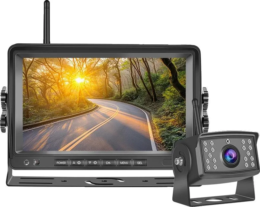 Système de Recul sans Fil Infrarouge avec Grand Écran LCD et Signal Stable 2.4G