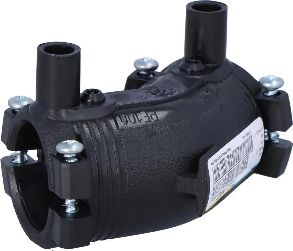 Coude électrosoudable d32 45° pour réseaux enterrés eau et gaz PE - 4