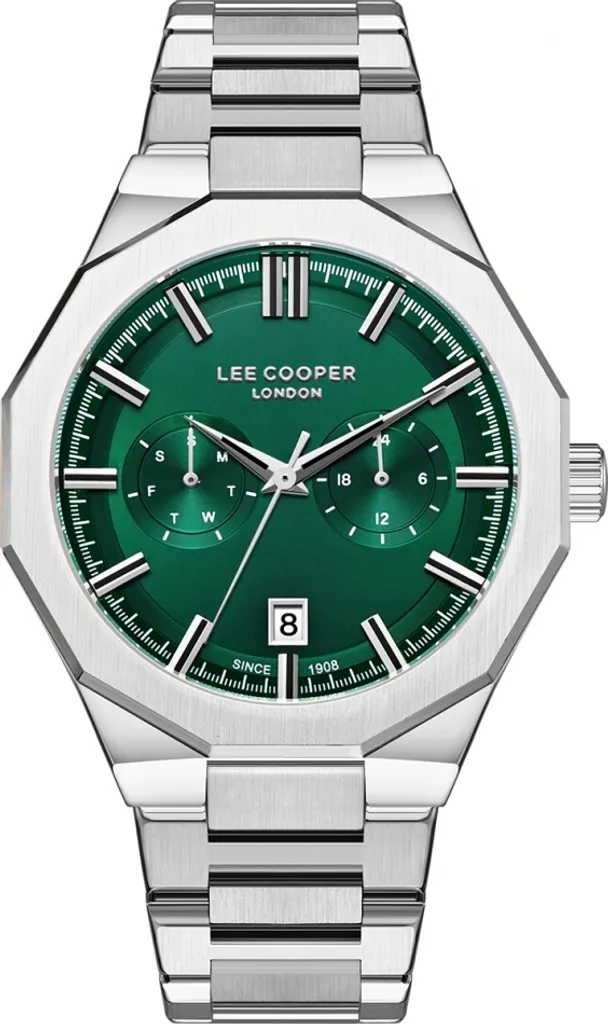 Montre analogique homme Lee Cooper verte : un accessoire de mode iconique