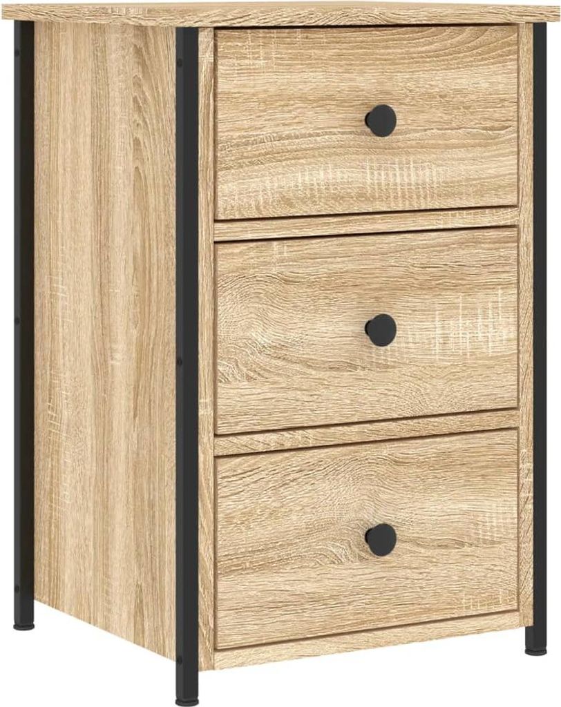 vidaXL Nočný stolík Sonoma Dub 40x36x60 cm odvodený výrobok Obrázok produktu 