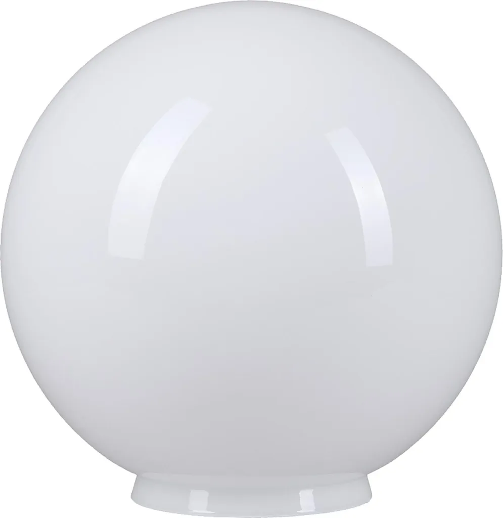 Remplacer un verre cassé : Globe blanc Ø 300mm pour lampe culot E27