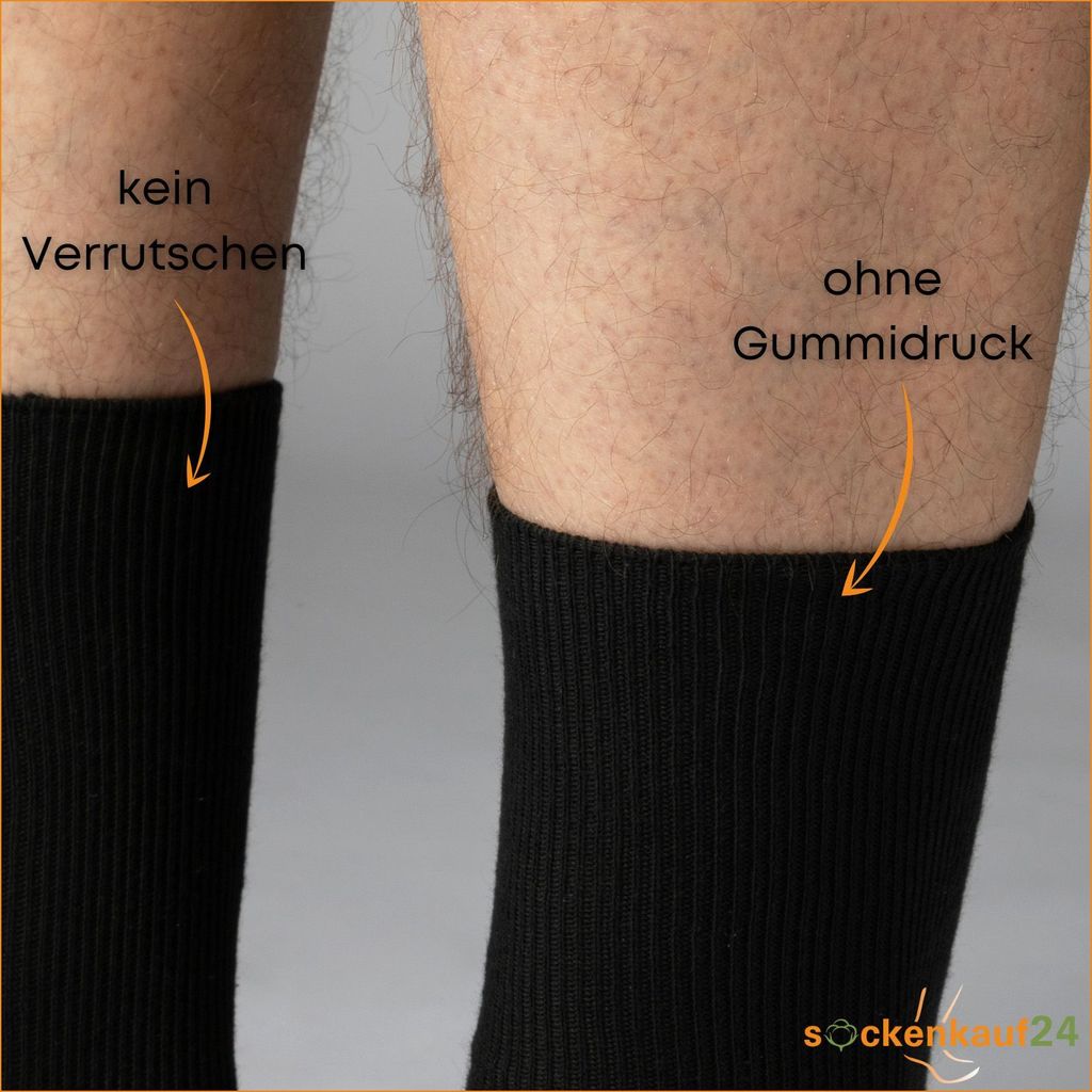 12 Paar Socken ohne Gummidruck 100% Baumwolle Damen & Produktbild 5