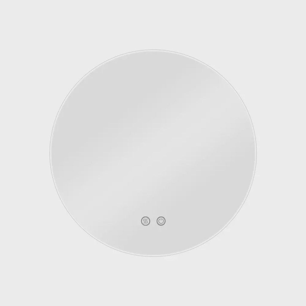 Lux Vanity LV-2690: Anti-Fog Wall-Mounted Round Bathroom Mirror with Lights Backlit - 60cm