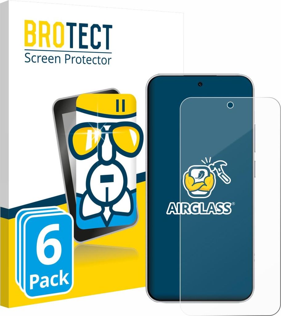 6x BROTECT Schutzglas für Xiaomi Redmi Note 15 Pro Schutzfolie Panzer Folie Glas Display Schutz klar
