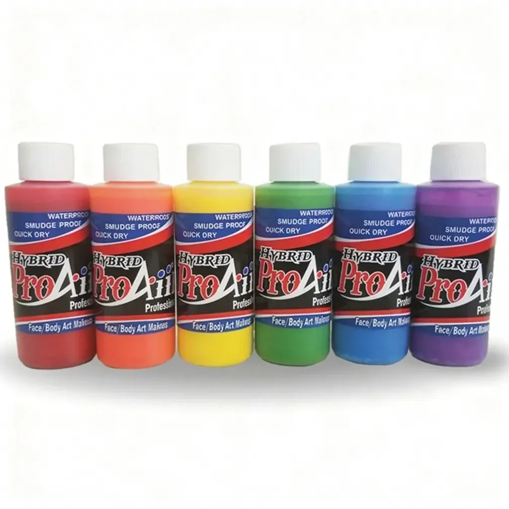 Peinture Maquillage Airbrush Proaiir Hybride Rainbow en Flacon de 180 ml