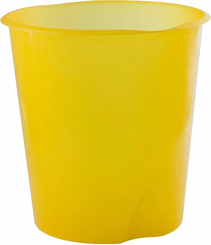 Bac à Papier Fellowes E020TG Jaune pour Tri Sélectif et Bureau Moderne