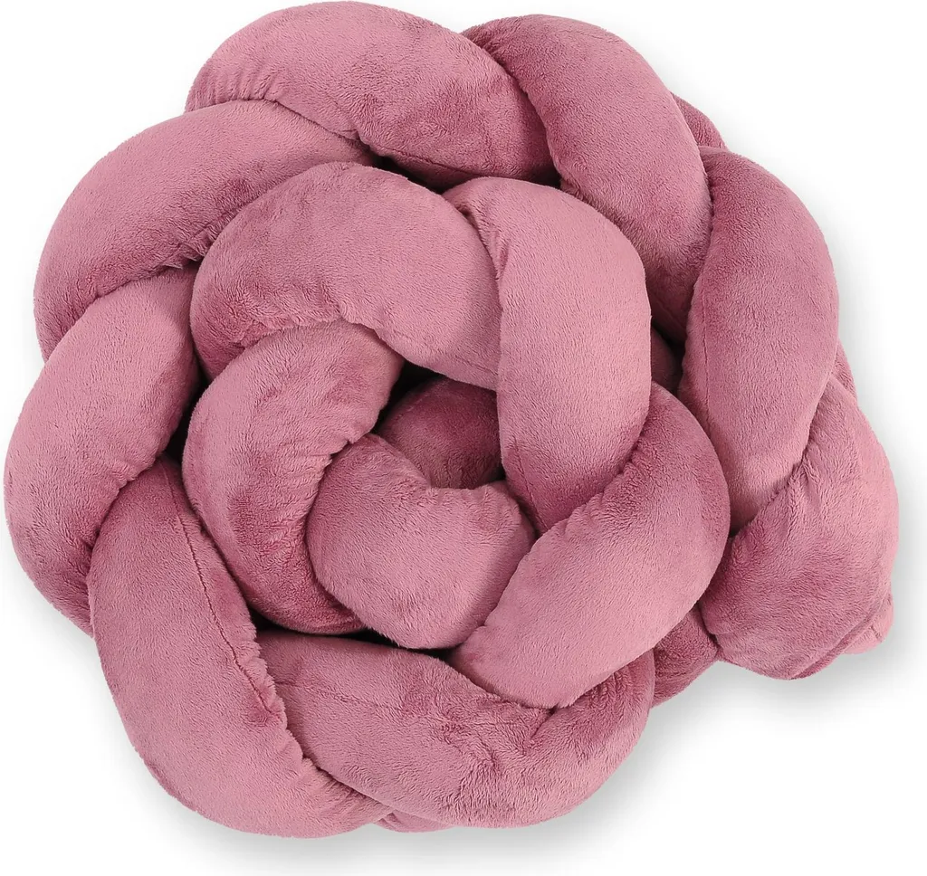 My Sweet Baby Tour de Lit Minky 180 cm Rose Rétro pour Lit Enfant
