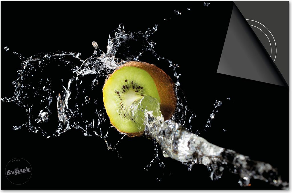Induktionsschutz 77x51 - abdeckplatte Induktion matt- Dietrix Kochfeldschutz- Base - Splash - Kiwi
