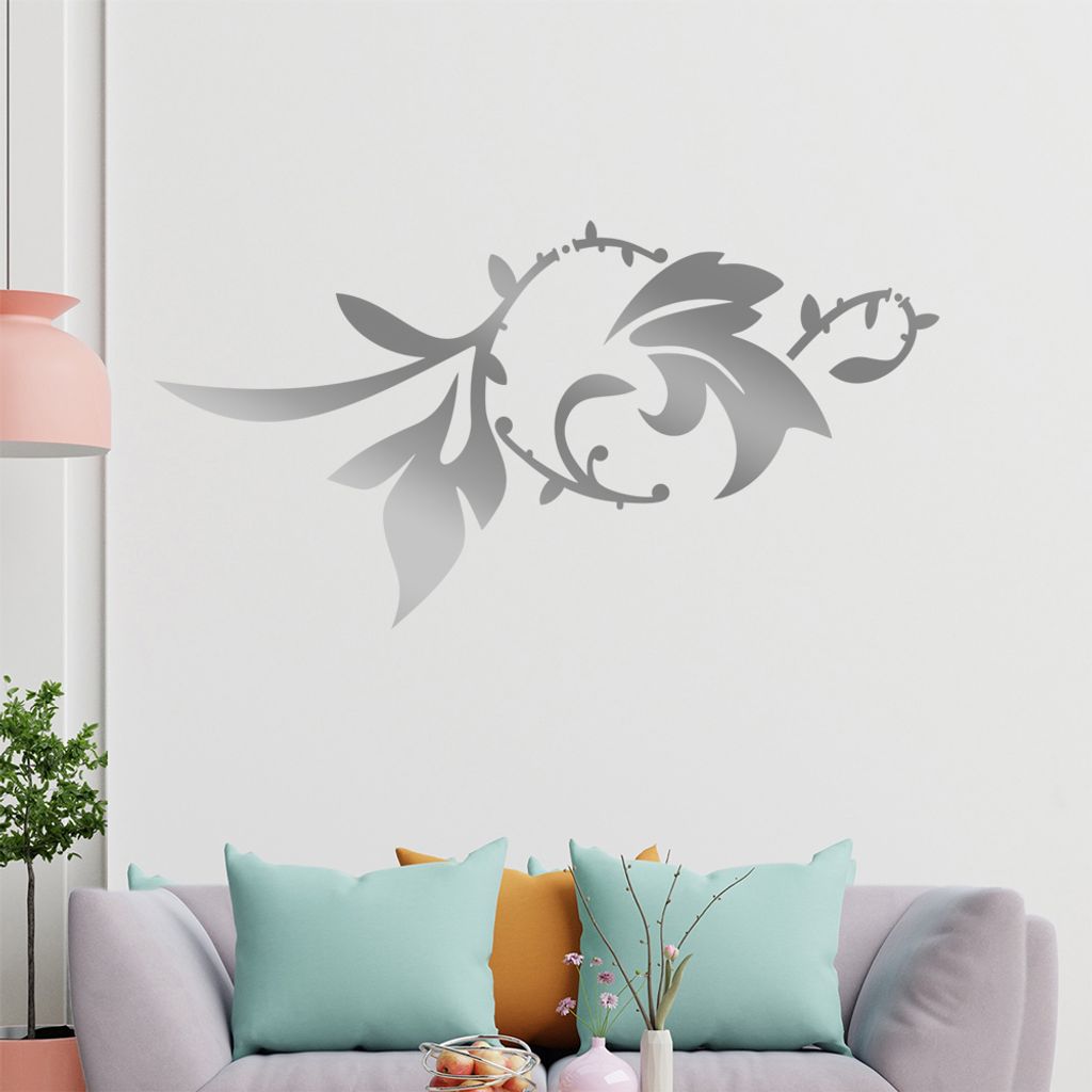 Blätter - Ranken Wandtattoo in 6 Größen - Wandaufkleber Wall Sticker - Dekoration, Küche, Wohnzimmer, Schlafzimmer, Badezimmer