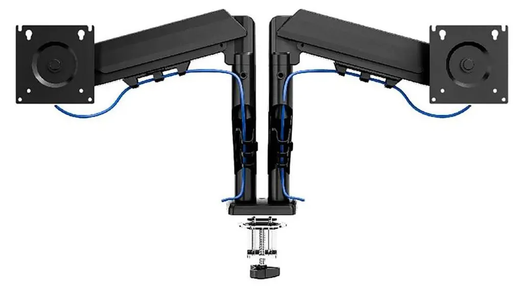Tracer Double Armflex Monitor Mount Black - Support Écran Double Bras Noir