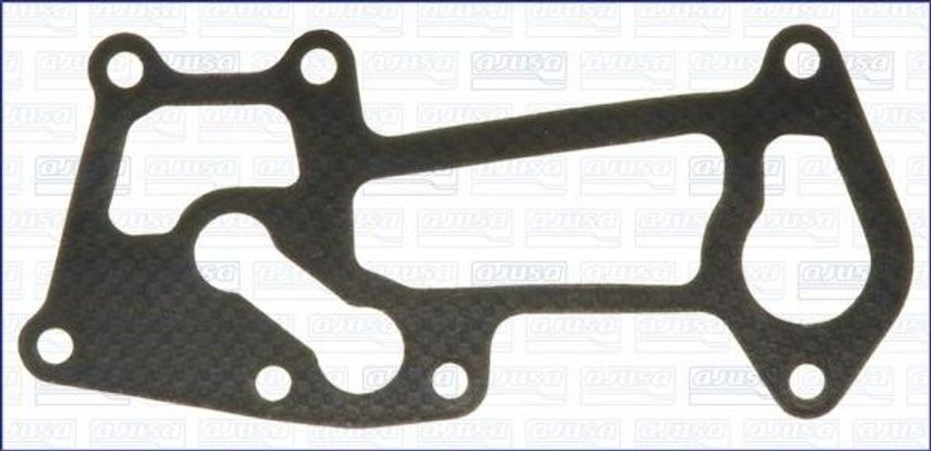 AJUSA Dichtung Kühlmittelflansch Kühlwasserflansch-Dichtung 01202400 Zylinderkopf getriebeseitig für FIAT Ducato Kastenwagen (250, 290) 1mm 218m...