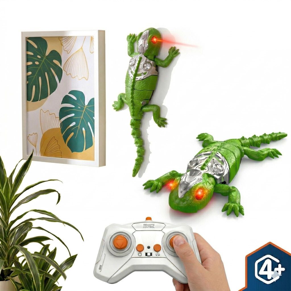 Lézard grimpeur télécommandé, lézard télécommandé qui Image du produit 