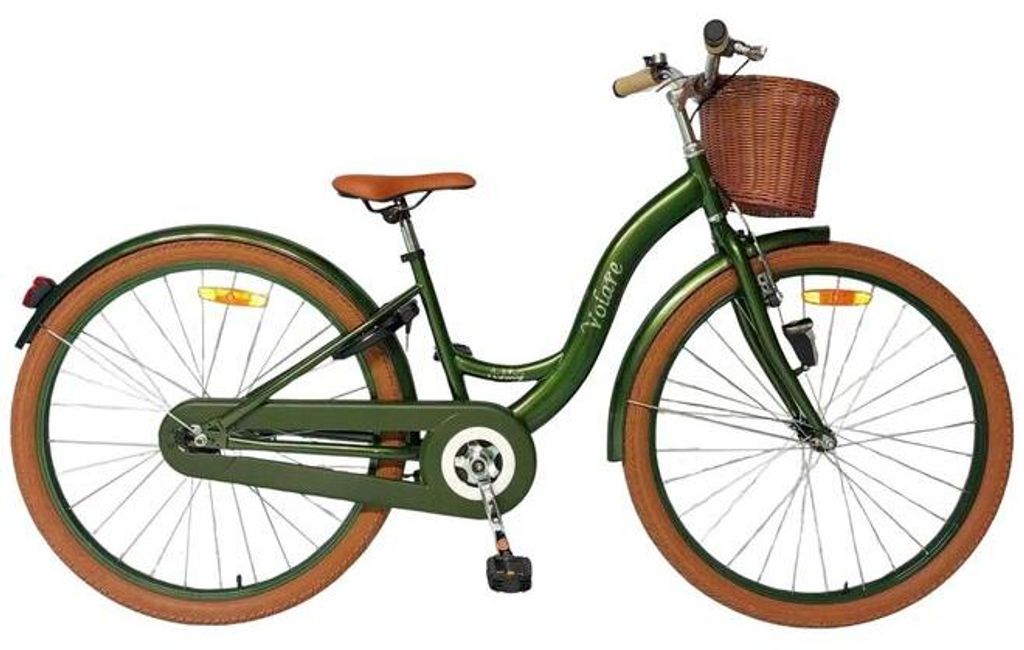 Volare Ashley Kinderfahrrad - Mädchen - 24 Zoll - Grün Produktbild 