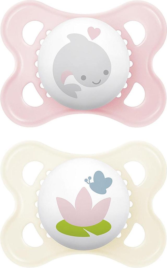 MAM Schnuller 2er Pack Original - Silikon 0-6