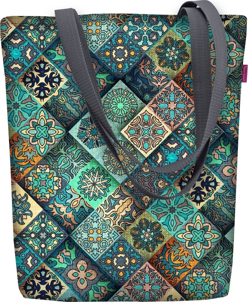 Bertoni Bedruckte Canvas-Tasche SUNNY 36x40 cm Produktbild 