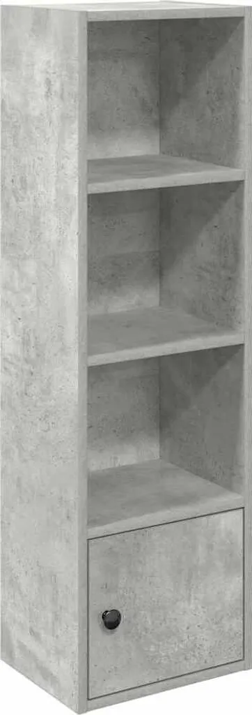 SYFAX™ Libreria Grigio Cemento 31x24x102 cm in Legno Multistrato