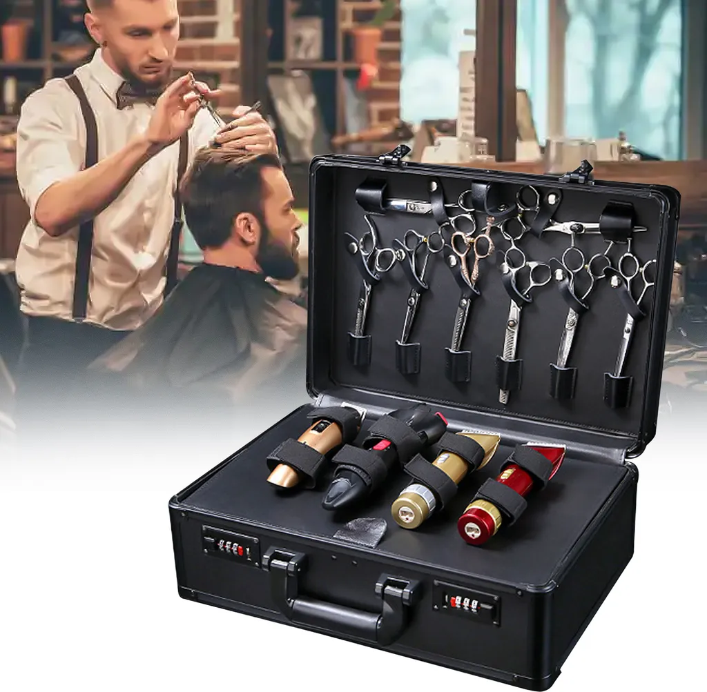 Solution de coiffure portable pour coiffeur à domicile, matériel noir - 2