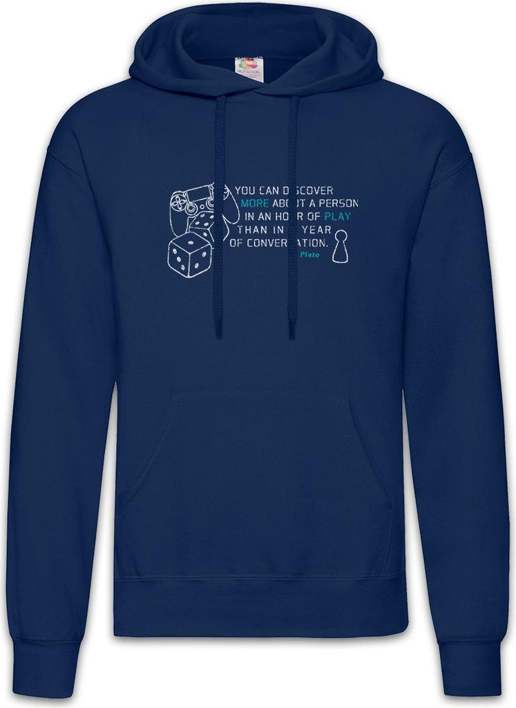 Urban Backwoods Plato Discover, Herren Hoodie, Farbe: Navy, Größe: L