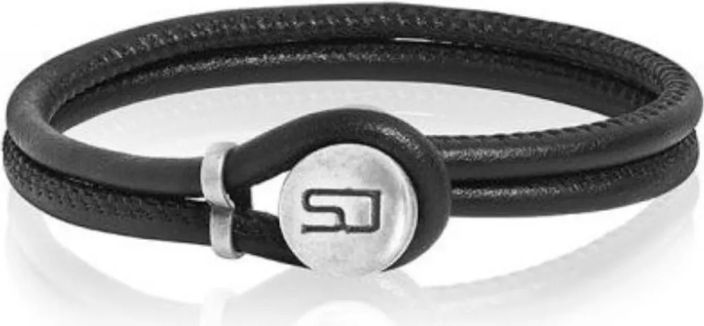 Bracelet en argent et zircons noirs Sif Jakobs br458blbk195 ajustable 19cm