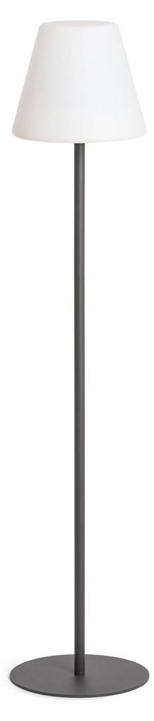 LED-Stehlampe Außen Metall Solar Larso 3000K Warmweiß
