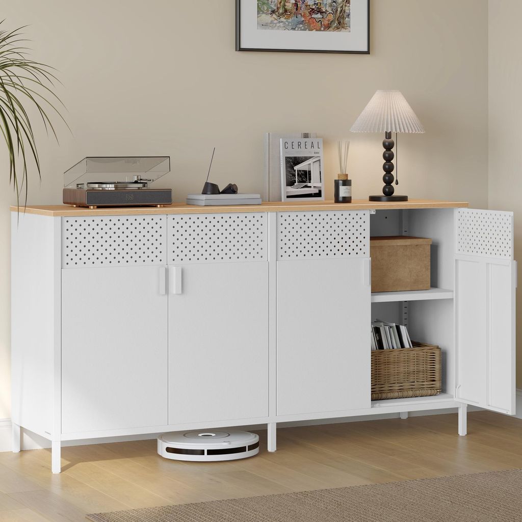 SONGMICS Metallschrank, Aufbewahrungsschrank, mit Produktbild 