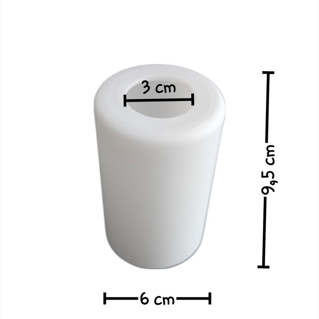 Zylinder Lampenschirm Glas Ersatz