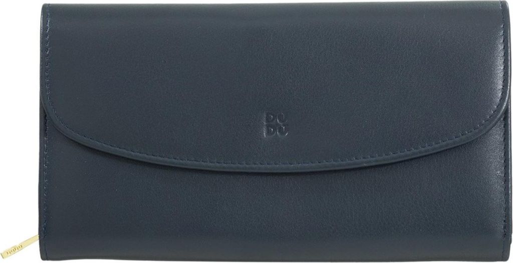 Große lange Damen-Ledergeldbörse DUDU