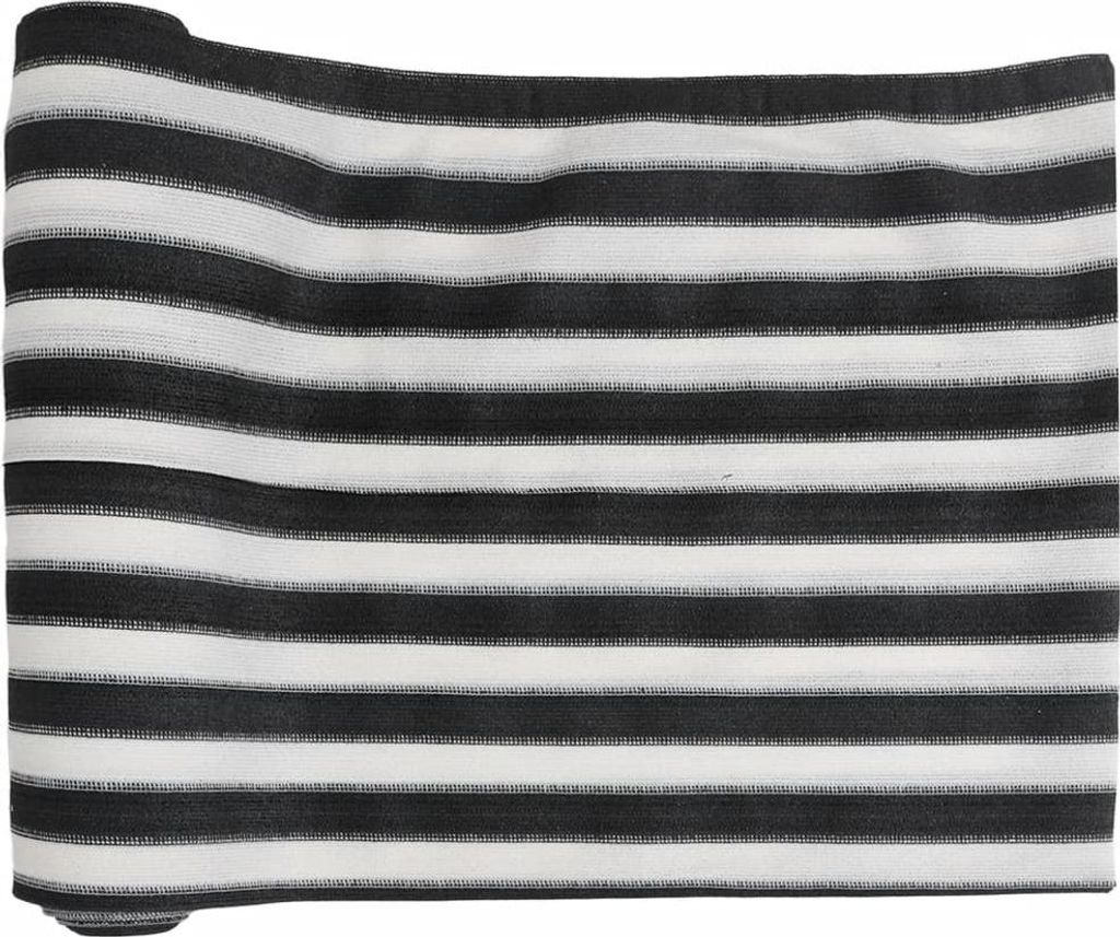 vidaXL Zaunblende Anthrazit und Weiß 1x10 m HDPE 75 g/m²