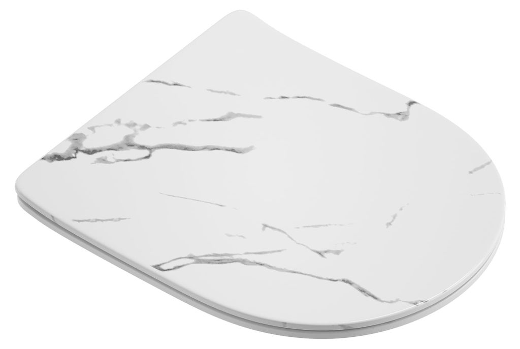sanicomfort WC-Sitz Nakia in Marmor-Optik, Duroplast Produktbild 