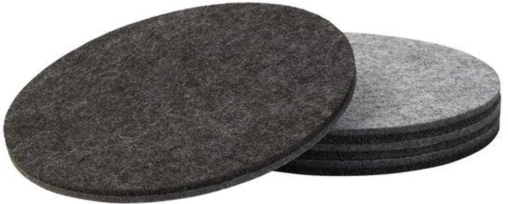 Sous-verres bicolores personnalisables pour tables de salon et cuisine